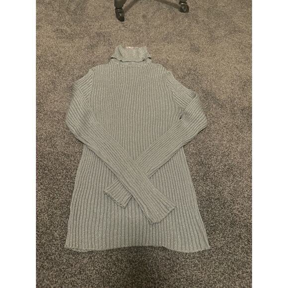 Metallic Turtleneck Sweater - Picture 1 of 2